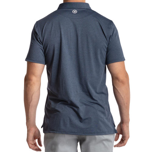 Men's Birddogs Performance Polo Navy Back