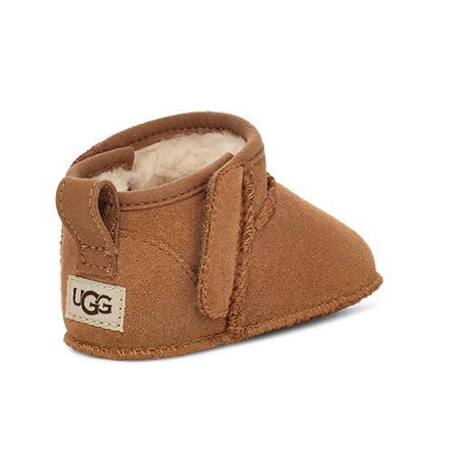 Infant UGG Classic Ultra Mini Bootie Chestnut Heel