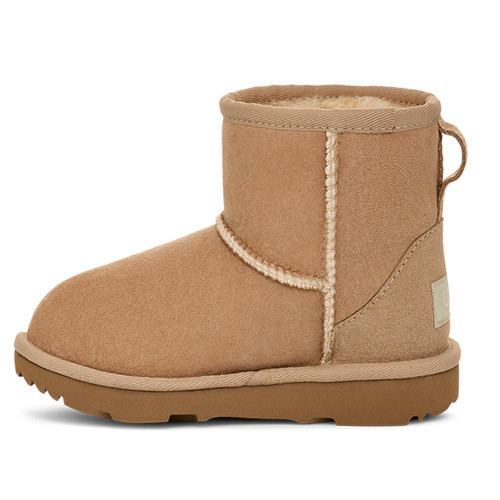 Toddler Girls' UGG Classic Mini II Boot Sand Side