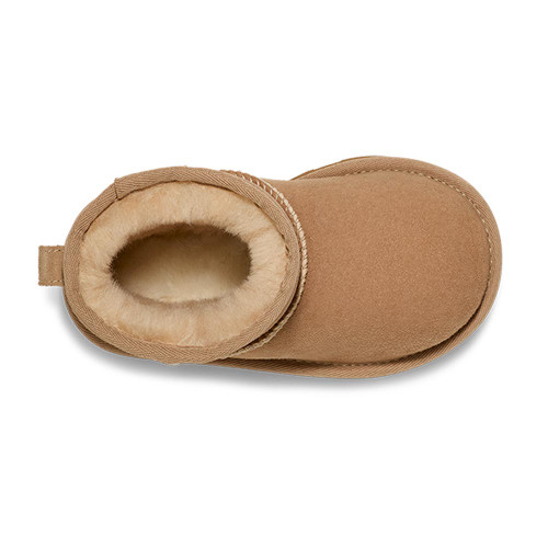 Toddler Girls' UGG Classic Mini II Boot Sand Top View