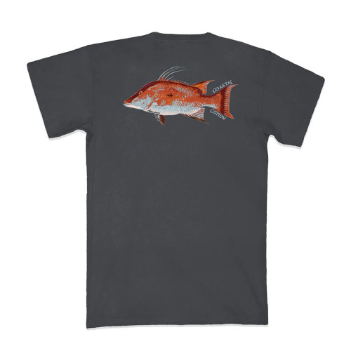 Boys' Coastal Cotton Hogfish Tee - Raven Main