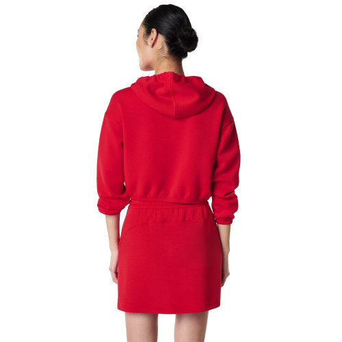 Women's Spanx AirEssentials Cinched Spanx Red Hoodie back