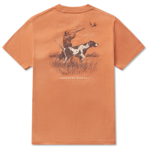 Boys' Southern Marsh Pointer Uplander T-Shirt Burnt Orange  Back