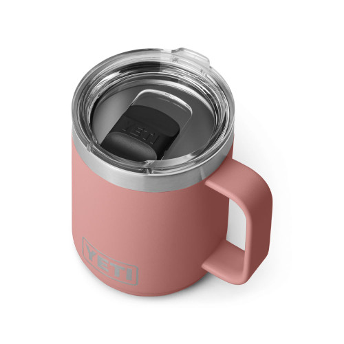 YETI Rambler 10 oz Mug with Magslider Lid Sandstone Pink top YETI Rambler 10 oz Mug with Magslider Lid Sandstone Pink top
