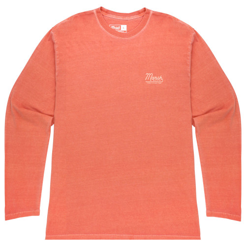 Men's Marsh Wear Long Sleeve Classic Marsh T-Shirt Rust Front