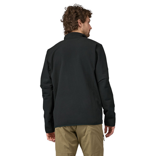 Men's Patagonia R2 TechFace Jacket - Black Model Back
