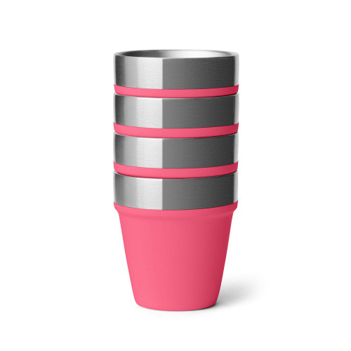 YETI Shot Glasses & Case Tropical Pink stacked