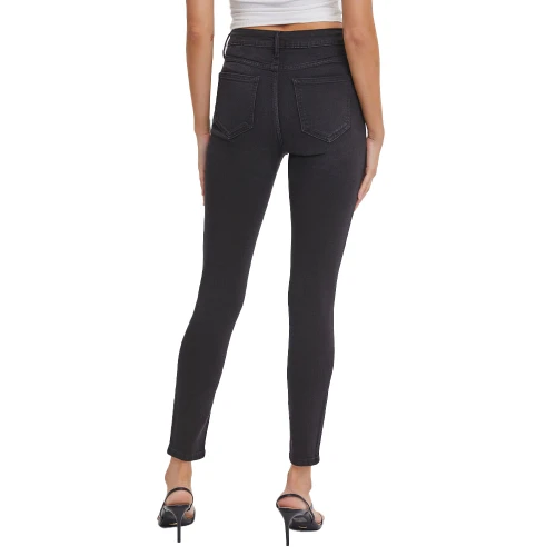 Women's Cello High Rise Skinny Jeans - Black Back