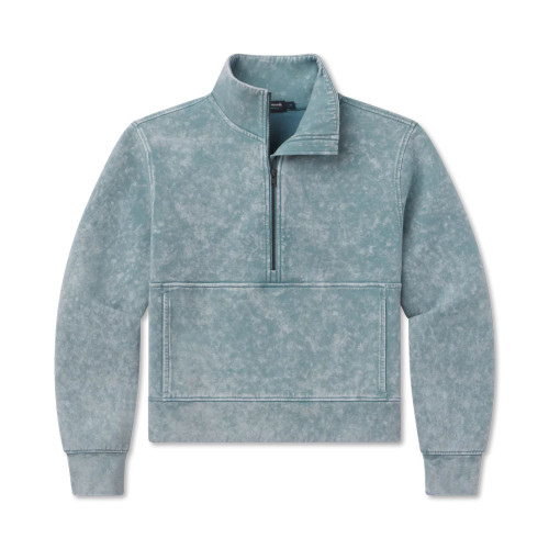 Women's Southern Marsh Seawash Half Zip Burnt Sage Pullover