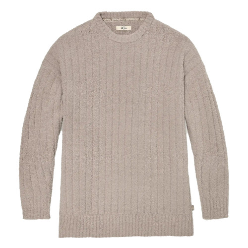 Women's UGG Riz Top Rib Crewneck Granite Main