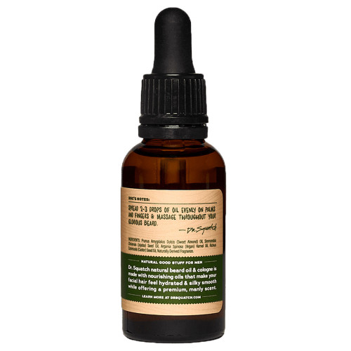 Dr. Squatch Woodland Pine Conditioning Beard Oil & Cologne back