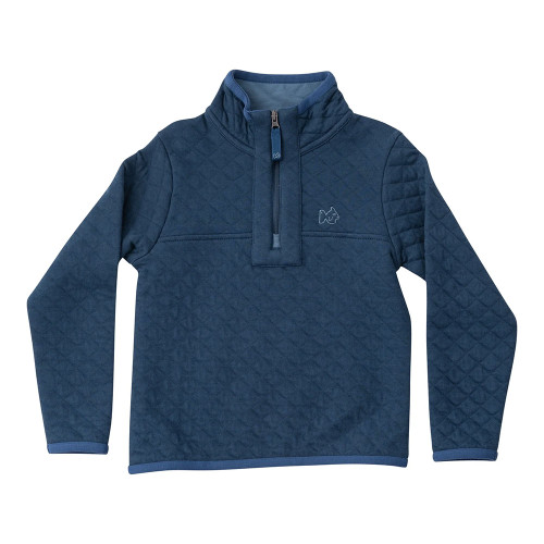 Toddler Boys' Prodoh Quilted Zip Pullover - Big Dipper Navy Front