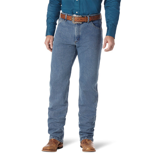 Men's Wrangler 47 Regular Fit Advanced Comfort Stone Bleach Jeans