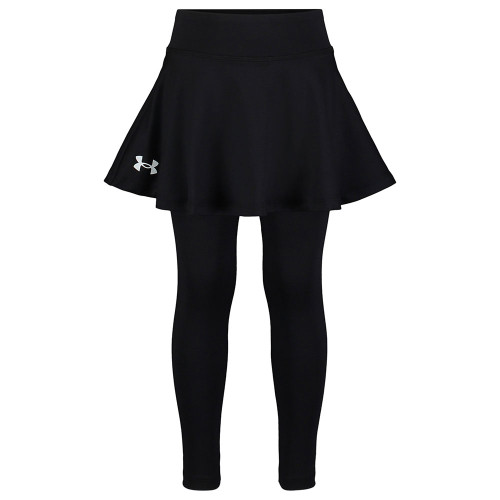 Toddler Girls' Under Armour Kids Skirted Black Leggings