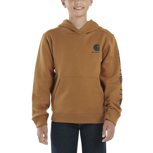 Boys' Carhartt Graphic Brown Hoodie