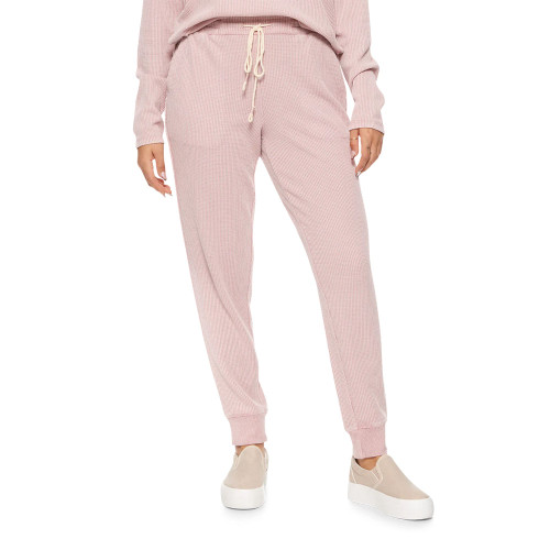 Women's Flag & Anthem Winnie Thermal Knit Jogger - Dusty Mauve Main
