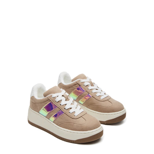 Girls' Steve Madden Fields Low Top Tan Sneaker