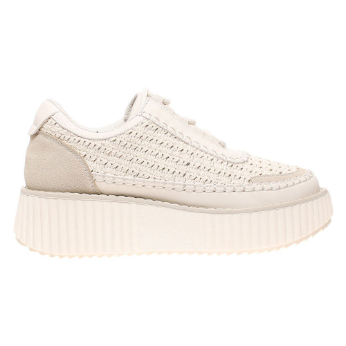 Women's Pierre Dumas Sweet 1 Platform Cream Sneaker side