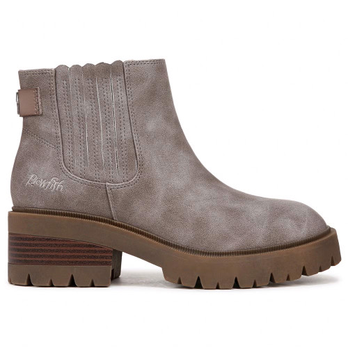 Women's Blowfish Joy Grey Faux Leather Boot side