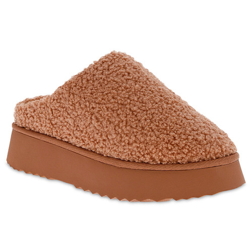 Women's Mia Icee Tan Shearlin Slipper