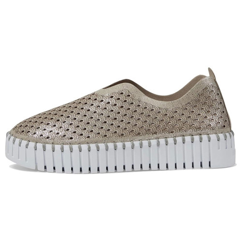 Women's Ilse Jacobsen Tulip Flats - Silver side