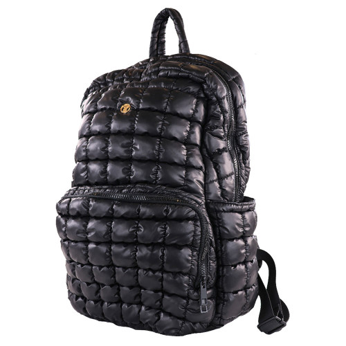 Simply Southern Puff Backpack Black Angle Simply Southern Puff Backpack Black Angle
