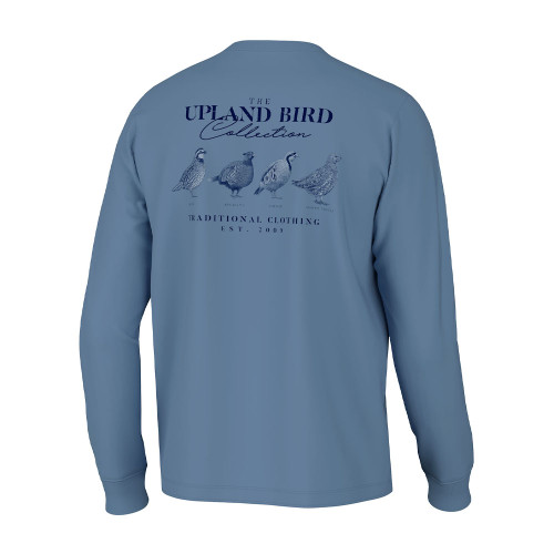 Boys' Southern Point Co. Long Sleeve Upland Bird Collection T-Shirt - Captain's Blue Main