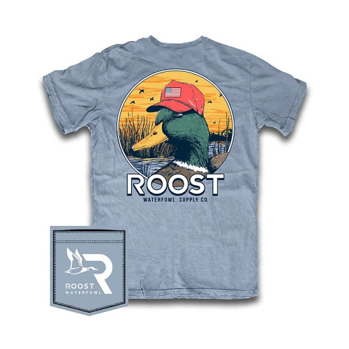 Toddler Boys' Roost Waterfowl Duck With Hat T-Shirt Saltwater Main