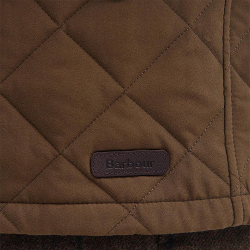 Men's Barbour Shoveler Gilet Dark Sand Vest seam