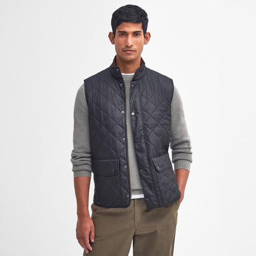 Men's Barbour Lowerdale Quilted Gilet Classic Navy Vest