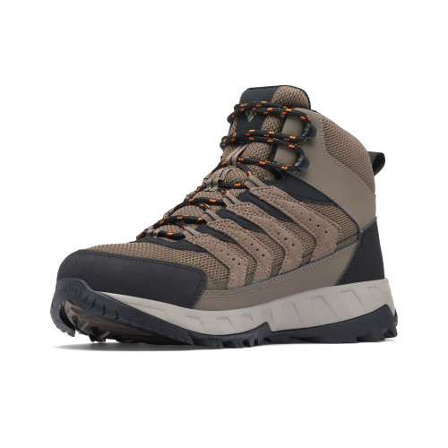 Men's Columbia Strata Trail Mid Waterproof Mud Desert Sun Boot toe