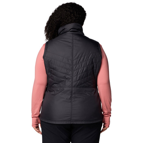 Women's Columbia Mix It Around Plus Size Black Vest III back Women's Columbia Mix It Around Plus Size Black Vest III back