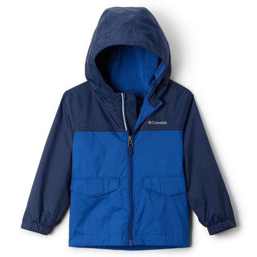 Toddler Boys' Columbia Rain-Zilla II Collegiate Navy Mountain Blue Jacket