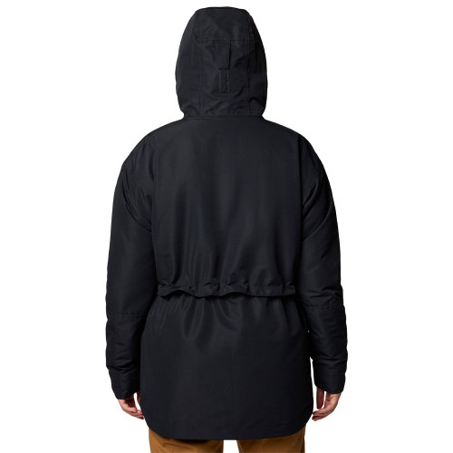 Women's Columbia Drop Ridge II Interchange Black Jacket back