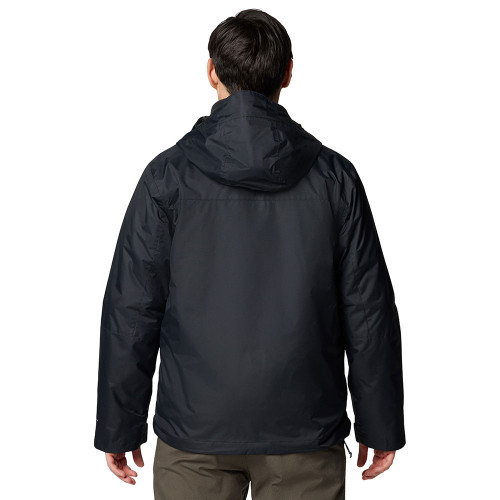 Men's Columbia Tunnel Falls II Interchange Black Jacket back Men's Columbia Tunnel Falls II Interchange Black Jacket back