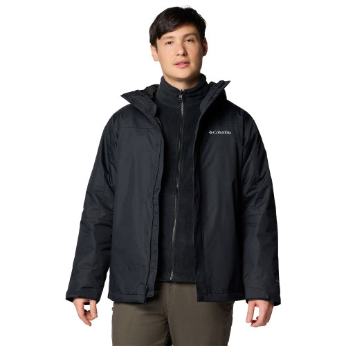 Men's Columbia Tunnel Falls II Interchange Black Jacket open Men's Columbia Tunnel Falls II Interchange Black Jacket open