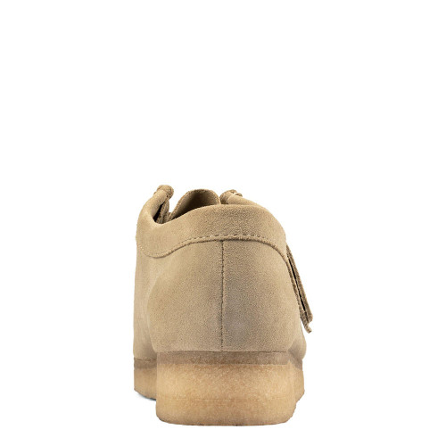 Women's Clarks Wallabee Suede Maple Suede Mule heel