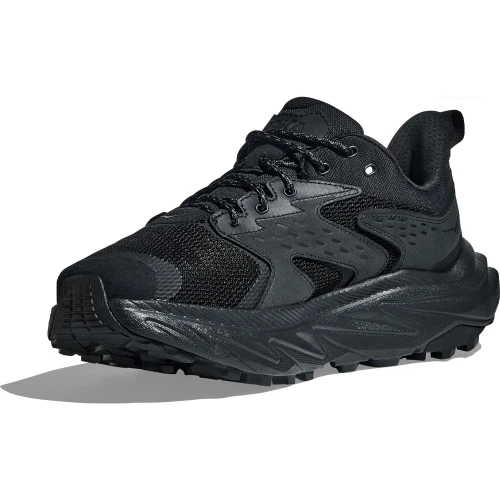 Men's HOKA Anacapa 2 Low GTX Hiking Black Shoes toe