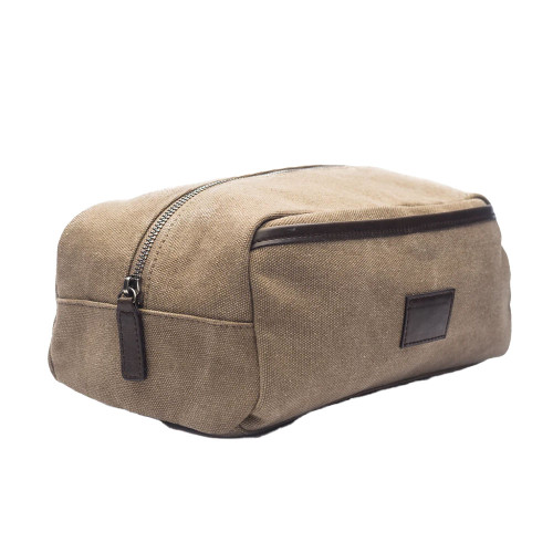 Brouk & Co Excursion Toiletry Bag - Khaki Side