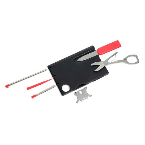 Mad Man 16 Function Wallet Wonder Tool Black Tools