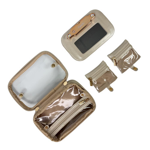 PurseN LITTMINI Lighted Mirror Case - Pearl All Pieces