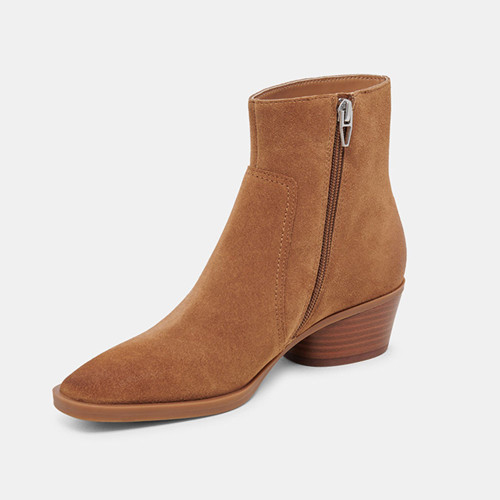 Women's Dolce Vita Fahari H20 Booties - Brown Inner Side