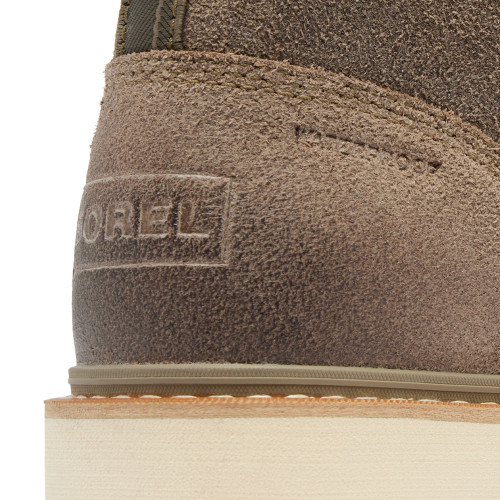Men's Sorel Slabtown 62' Six Waterproof Boot - Wet Sand Bleached Ceramic Heel Detail