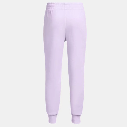 Girls' Under Armour UA Rival Fleece Joggers Salt Purple White Back