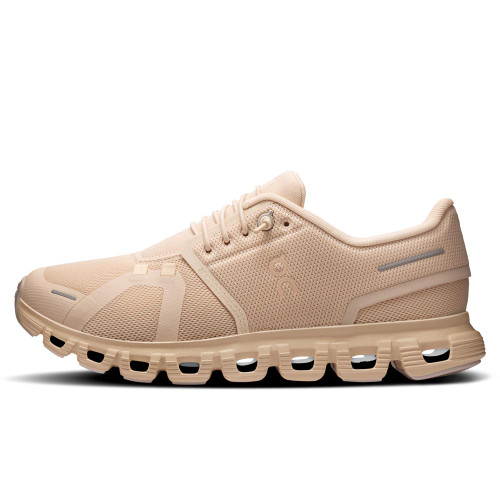 Women's On Cloud 6 Sand Tan Khaki side 2