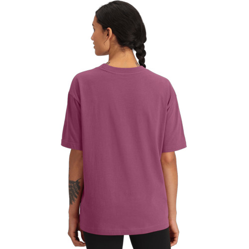 Women's The North Face Evolution Oversized T-Shirt Cyber Berry Back