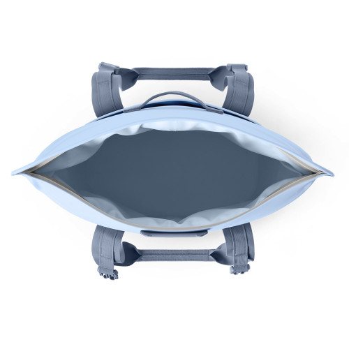 YETI Hopper M15 Soft Cooler - Big Sky Blue Open