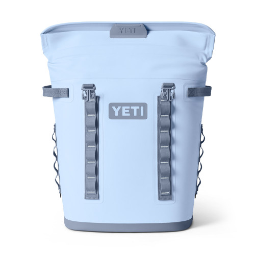 YETI Hopper Backpack M20 - Big Sky Blue Front Open