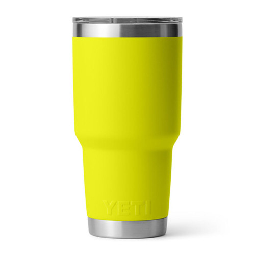 YETI Rambler 30 Oz Tumbler With MagSlider Lid - Firefly Yellow Back