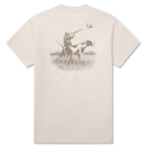 Men's Southern Marsh Pointer Uplander T-Shirt Washed Pebble Back
